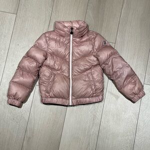 Moncler Light Pink Kids Puffer Jacket